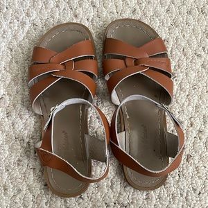 Women’s Brown Saltwater Sandals Sz 9